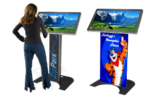 rugged touch kiosk stand
